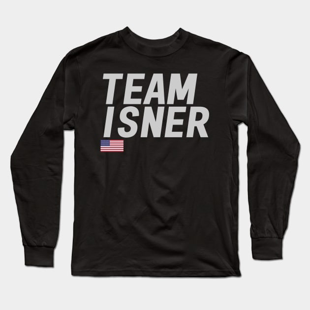 Team John Isner Long Sleeve T-Shirt by mapreduce